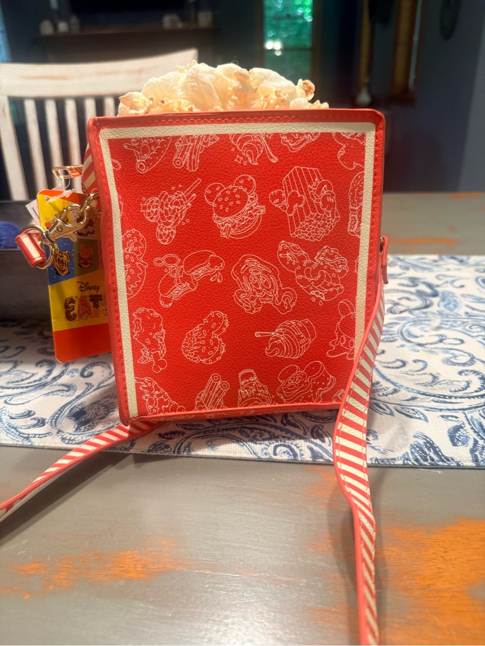 Women’s Red Popcorn Crossbody Bag - Disney - Picture 5 of 9